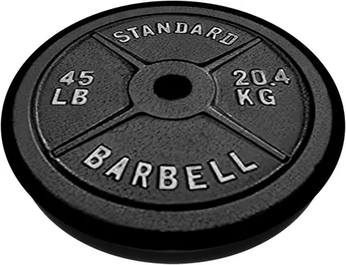 Miniatura 2 de Placa de levantamiento de pesas para gimnasio, pesas para culturismo, PopSockets estándar PopGrip