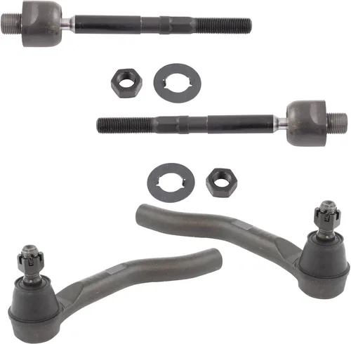 Miniatura 98 de TRQ Juego de barras de acoplamiento delanteras interiores y exteriores de 4 piezas compatible con Jeep Cherokee 1991-2001 y Comanche 91-92
