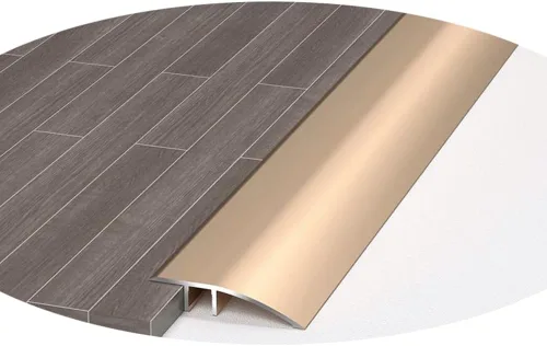 Miniatura 5 de HCZION 1 tira de umbral para puerta, tira de transición de aluminio, tira de transición de piso, rampa de umbral de alfombra, reductor de umbrales