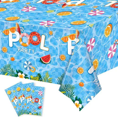 Miniatura 8 de Miucat Mantel de béisbol de 3 piezas, mantel de mesa y decoración de fiesta, mantel de plástico desechable, rectangular para juegos de béisbol