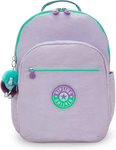 Kipling Seoul - Mochila para portátil extra grande de 17", Lavanda C, Grande