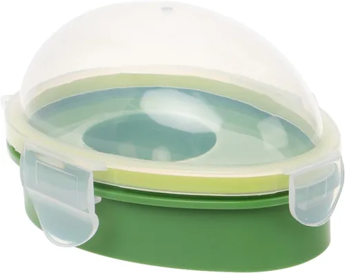 DOITOOL Aguacate Keeper, contenedor de almacenamiento de aguacates, soporte reutilizable para ahorrador, recipiente de silicona para refrigerador,