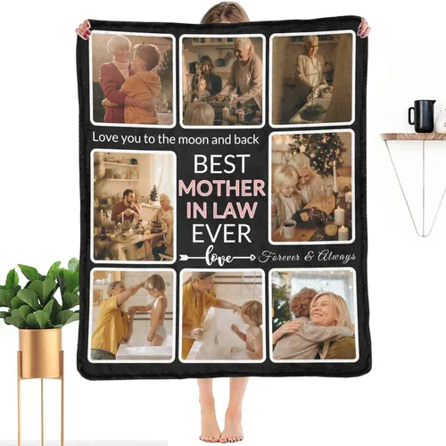 Miniatura 13 de Regalos para Tías Manta Personalizada con Foto, Haz una Manta Personalizada para Tías con Imagen Recuerdos Personalizados Souvenir Manta de Las