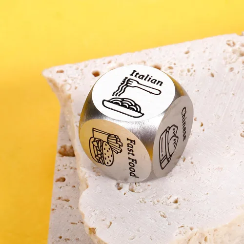 Miniatura 3 de Regalos divertidos para él, su novio, novia, regalo de abucheo, dados de decisión de comida nocturna, aniversario, boda, regalos para hombres
