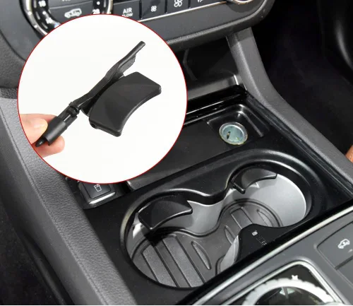 Miniatura 6 de Consola central de coche Soporte para vasos de agua Soporte para bebidas Soporte de bebidas Hebilla de fijación para Benz GL ML GLS Clase W166 GLE