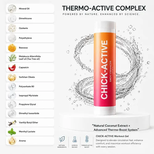 Miniatura 5 de Thermo-Boost Gel de entrenamiento, 7.8 onzas, fórmula de extracto de coco natural para mejorar el sudor y la quema de calorías, gel de absorción
