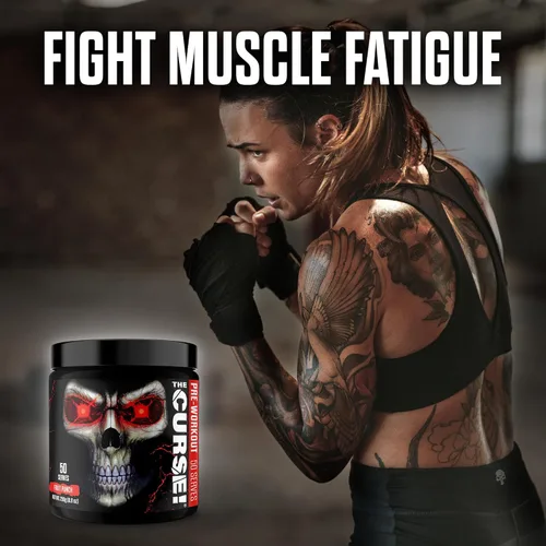 Miniatura 5 de JNX SPORTS The Curse! Fruit Punch - Polvo de preentrenamiento con creatina, preentrenamiento de energía extrema para hombres y mujeres, 50