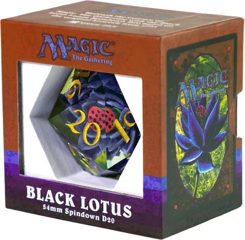 Miniatura 4 de Magic: The Gathering Black Lotus Spindown - Dados D20 (2.126 in)