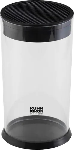 Miniatura 10 de Kuhn Rikon Vision - Soporte para cuchillos (cuchillos no incluidos), Bloque de cuchillos negro, 1, Transparente Rectangular