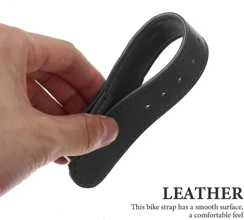 Miniatura 4 de Correas delanteras para bicicleta, 2 pares de correas de cesta de bicicleta, correas ajustables para cesta de bicicleta, correas delanteras