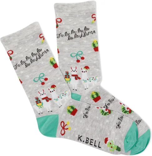 Miniatura 2 de K. Bell Women's Fun Conversation Starter Crew Socks - 1 Pairs - Cool & Cute Pop Culture Gifts