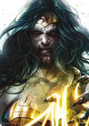 Miniatura 11 de MIGHTYPRINT DC Comics – Joker – DCeased Zombie Attack – Arte de pared duradero de 17 x 24 pulgadas – NO hecho de papel – Coleccionable con licencia