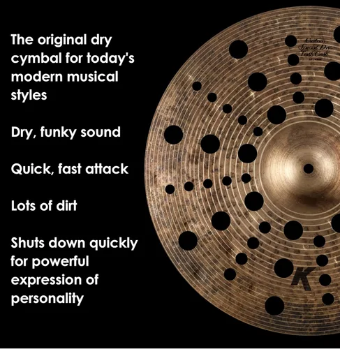 Miniatura 4 de Zildjian K1418 17" K Platillo especial especial de choque de basura seca