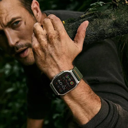 Miniatura 6 de Suitisbest Paquete de 2 correas deportivas compatibles con Apple Watch Ultra de 49mm 46mm 45mm 44mm 42mm 41mm 40mm 38mm, correa deportiva elástica