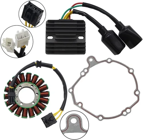 Miniatura 2 de El estator y el regulador de la motocicleta rectificador y junta es adecuado para Honda 31120-MEL-013 31120-MEL-D22 31100-MEL-315 31600-MEL-013
