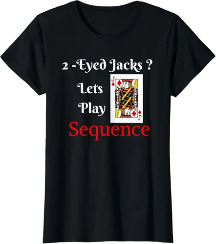 Miniatura 47 de Camiseta divertida con texto en inglés "I Have 2-Eyed Jacks Lets Play A Card Board Game