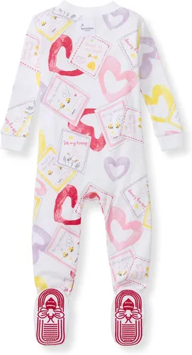 Miniatura 63 de Burt's Bees Baby Pijama para bebé niña, 100% algodón orgánico, pijama de una pieza, overol diagonal con cremallera, ajuste cómodo