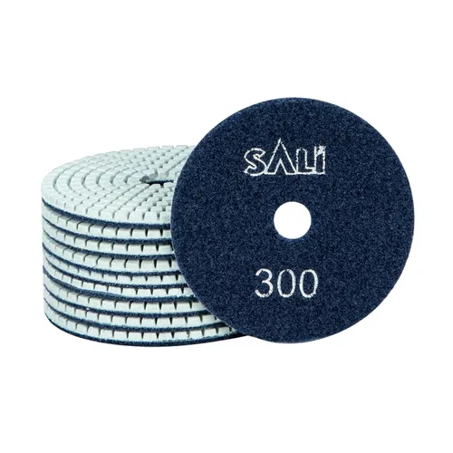 Miniatura 15 de Sali 10 unidades - Almohadillas para pulir de diamante de 4 pulgadas, kit de almohadillas para pulir piedra de granito húmedo para taladro