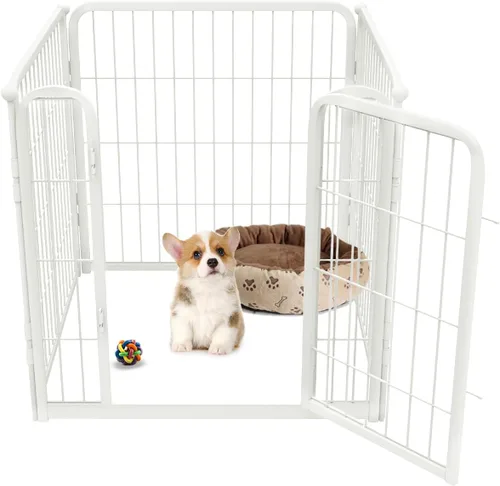 Miniatura 21 de FXW Homeplus Unleashed Corralito para Perros de Interior - Juego Sin Estrés y Seguro, Resistente de 24 Pulgadas 4 Paneles Corral para Cachorros