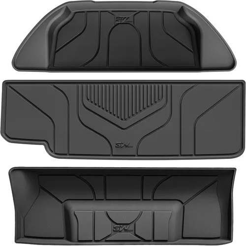 Miniatura 16 de 3W – Tapetes y revestimiento para maletero compatibles con Tesla Model S 2021-2026, tapetes TPE para todo tipo de clima con ajuste personalizado