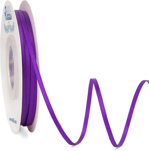 Miniatura 10 de Ribbli - Cinta de satén de doble cara dorada, 1/8 pulgadas x 50 yardas, uso para ramo de lazos, envoltura de regalos, decoración de tarjetas