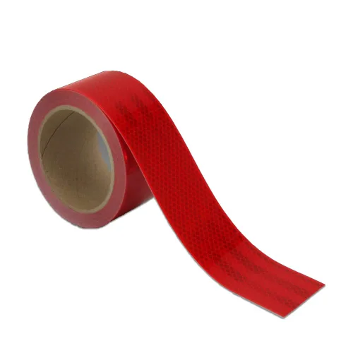 Rollo de cinta reflectante roja 3M de 6" x 75', cinta microprismática de grado diamante 983-72NL para EMS, vehículos de emergencia y vehículos de