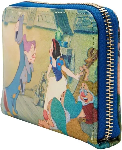 Miniatura 2 de Loungefly Disney Snow White Scenes - Cartera con cremallera, Multicolorido, Disney - Cartera con cremallera y cremallera blanca