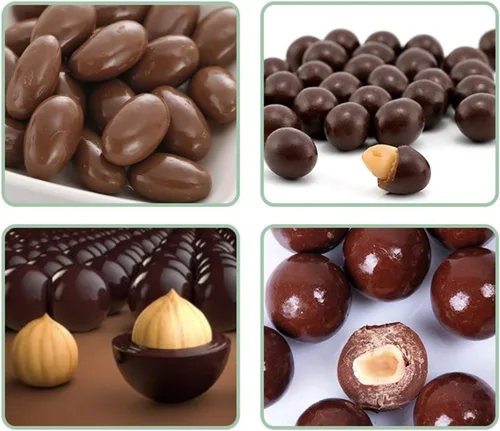 Miniatura 8 de Aimery Máquina de recubrimiento de azúcar, Pequeña máquina comercial de cacerola de chocolate, Máquina pulidora de recubrimiento de chocolate