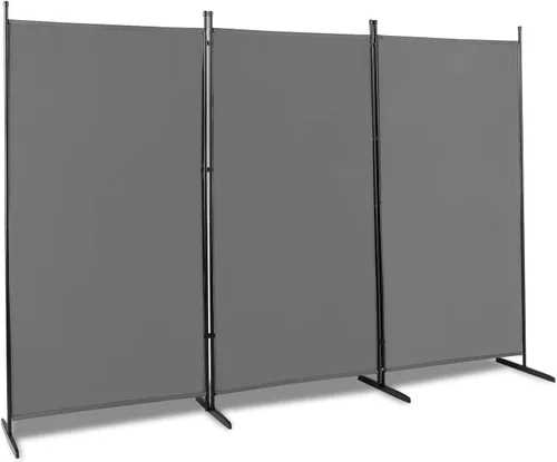 Miniatura 10 de Pantalla de privacidad plegable portátil de 3 paneles, divisor de habitación de 6 pies, divisores de pared portátiles de oficina, divisores