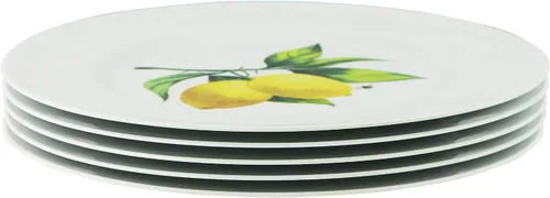 Miniatura 2 de Calypso Basics - Juego de 6 platos de ensalada de melamina de 8.5 pulgadas, sin BPA, no tóxicos, resistentes a roturas, aptos para lavavajillas
