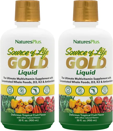 Miniatura 7 de NaturesPlus Source of Life Gold Multivitamínico líquido de 30 onzas apoya la producción de energía, el sistema inmunológico saludable