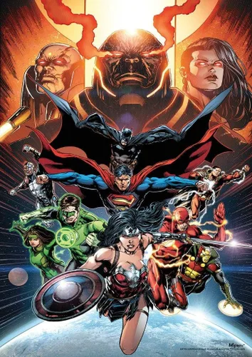 Miniatura 28 de MIGHTYPRINT DC Comics - Liga de la Justicia - Volumen #2 - Cosmos - Arte de portada variante de cómic - Arte de pared duradero de 17 x 24 pulgadas