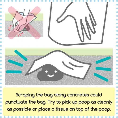 Miniatura 3 de BOS Amazing Odor Sealing Dog Poop Bags - Duraderas, sin perfume [Tamaño: L, Color: azul claro] (60 unidades, paquete de 1) (60 bolsas)
