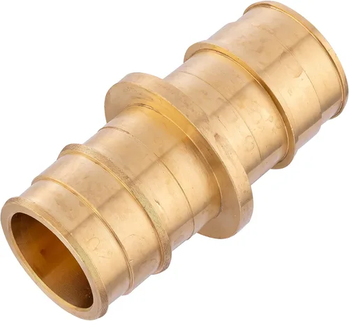 Miniatura 2 de Paquete de 2 accesorios de latón EFIELD Pex A de expansión de flujo completo, acoplamiento recto de 1 x 1 pulgada, solo para conexión de tubería