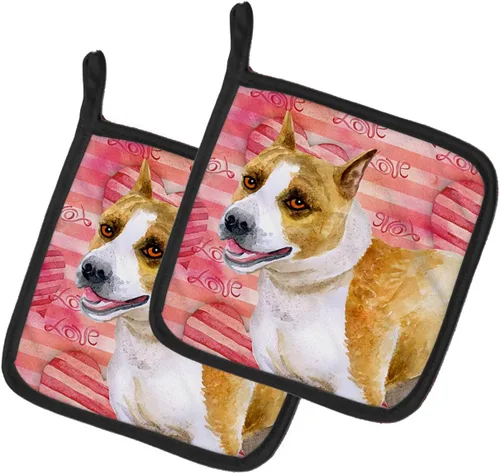Miniatura 18 de Caroline's Treasures BB9655PTHD - Juego de soportes para ollas de cocina resistentes al calor, almohadillas calientes para horno, 7 1/2 x 7 1/2