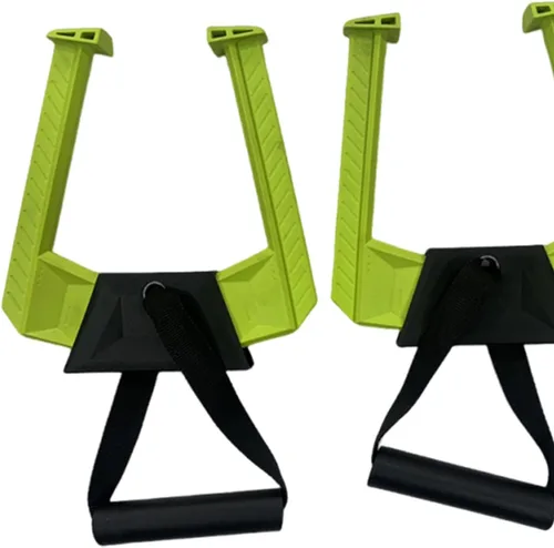 Miniatura 6 de Colaxi 2 barras de dominadas portátiles para puerta multifunción asas de barra fácil de usar, equipo de entrenamiento de fuerza para oficina de hotel