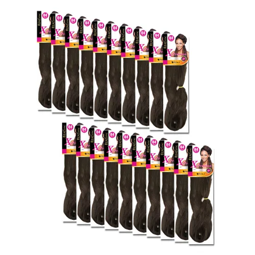 Miniatura 29 de Realistic Trenza original X-Pression 84 pulgadas 100% Kanekalon (paquete de 3, 1) M-61XPRES84