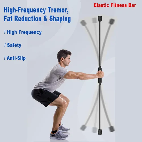 Miniatura 2 de Juego de iniciación de yoga - Barra flexible, banda de resistencia y tubo de hombro para ejercicio elástico y entrenamiento fitness
