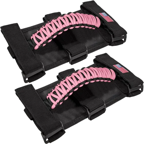 Miniatura 10 de Asas de agarre para Jeep Wrangler JK JKU JL JLU TJ YJ Sports Sahara Freedom Rubicon Unlimited Gladiator JT 1955-2023 UTV ATV Accesorios Premium 550