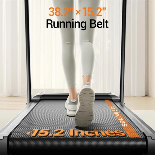Miniatura 6 de LONTEK Folding Treadmill with 15% Incline, 3 in 1 Foldable Walking Pad Compact, Portable, Under Desk, for Home Office, 6.2MPH Speed, 2.5HP Quiet