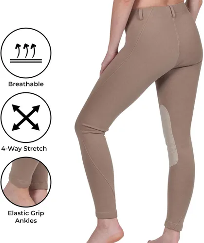 Miniatura 2 de ELATION Pantalones de equitación para mujer etiqueta roja fáciles de poner