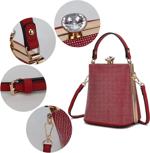 Miniatura 6 de MKF Collection Cartera de mano para mujer, bolso pequeño