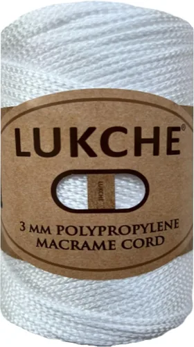 Cordón de macramé de poliéster premium de 3 mm (134.72 metros), (250 g) 100% cuerda de macramé de polipropileno, hilo de crochet de macramé colorido
