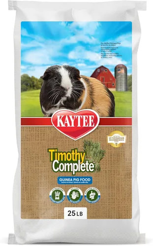 Miniatura 14 de Kaytee Timothy Complete - Alimento para conejillo de indias, fabricado con heno Timothy, alto en fibra, apoya la salud dental y la digestión