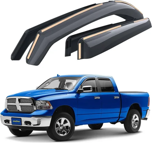 Miniatura 15 de Goodyear Deflectores de ventana de canal inastillables para Nissan Altima 2019-2026, protectores de lluvia, viseras de ventana para automóviles