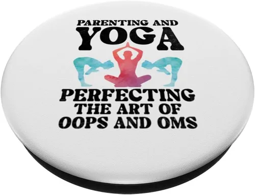 Miniatura 2 de Yoga Parenting Yoga Lover Namaste Relaxation Yoga Parents PopSockets Standard PopGrip