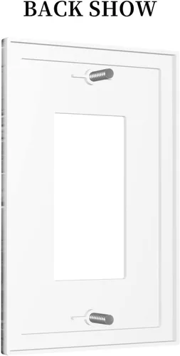 Miniatura 731 de Placa de Interruptor de Luz Azul de 1 Gang, Placa de Pared Decorativa de Palanca Individual, Cubierta de Placa de Pared de Palanca, Placa Frontal
