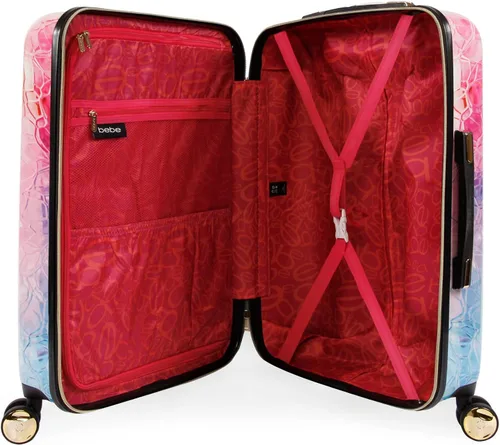 Miniatura 5 de bebe Kylie - Juego de maleta giratoria de 3 piezas para mujer, gradiente de cristal, Gradiente de vidrio, Kylie - Juego de maleta giratoria de 3