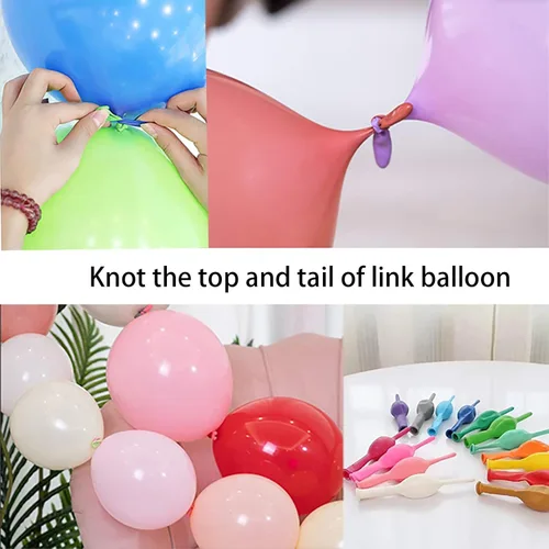 Miniatura 3 de IN-JOOYAA Globo de látex dorado perlado de 6 pulgadas, 100 globos de enlace rápido para decoración de fiestas Oro