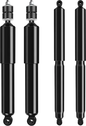 ROADFAR 4 amortiguadores delanteros y traseros aptos para Ford 1999-2004 para Ford F-250 Super Duty, 1999-2004 para Ford para F-350 Super Duty